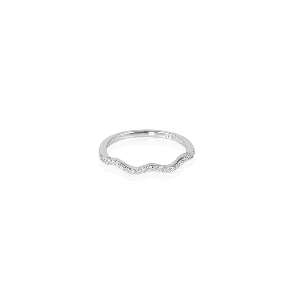 925 SILVER RIPPLE RING