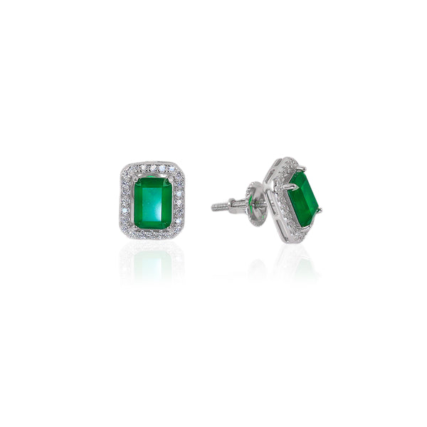925 SILVER EMERALD TOPS