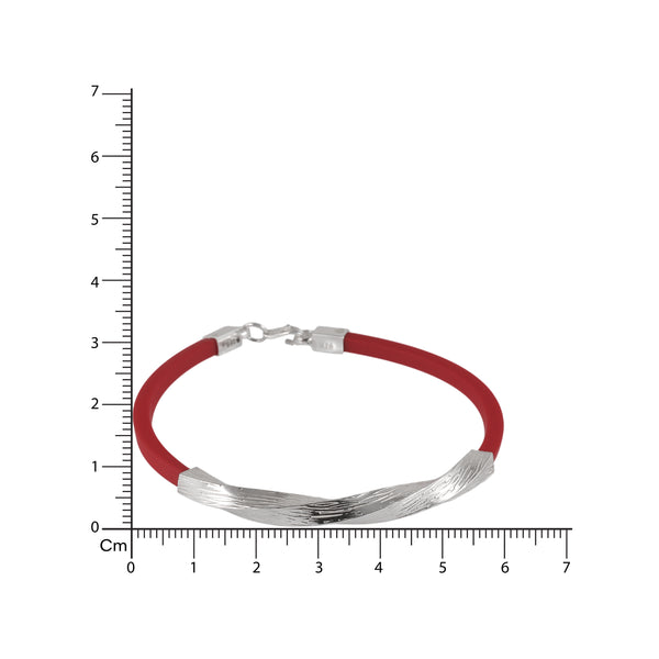 Crimson Curve Bracelet