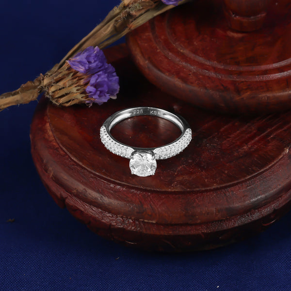 925 SILVER SOLITAIRE RING