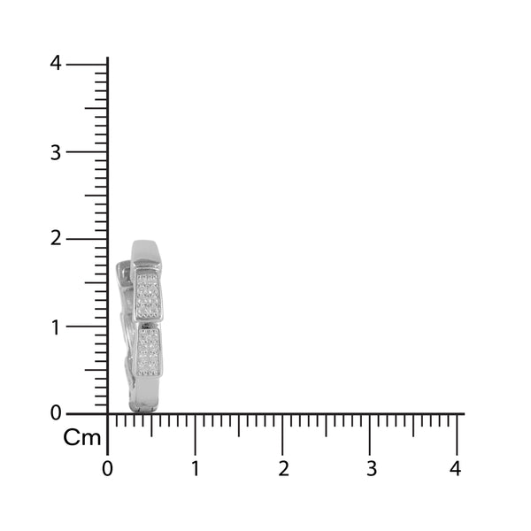 Aurex Geometric Diamond Hoops