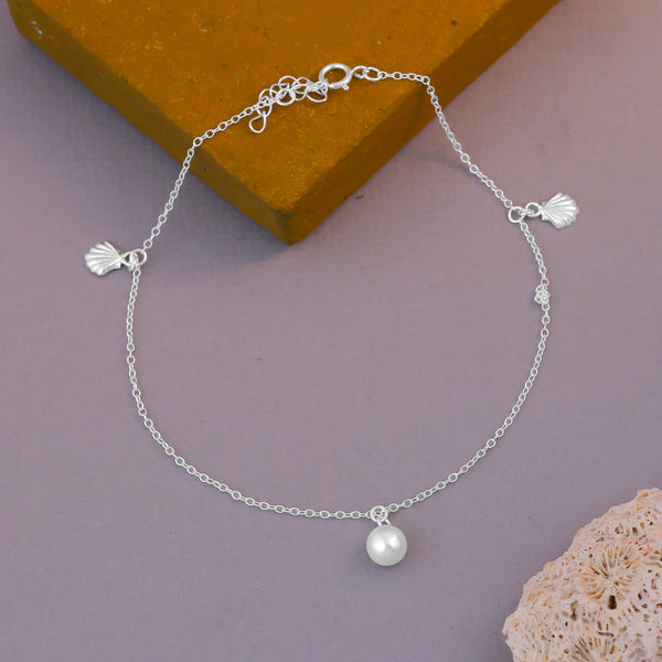 Lightweight silver Anklet swith Exclusive Design