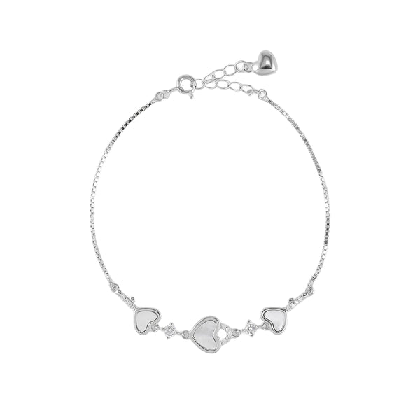 925 SILVER HEART BRACELET