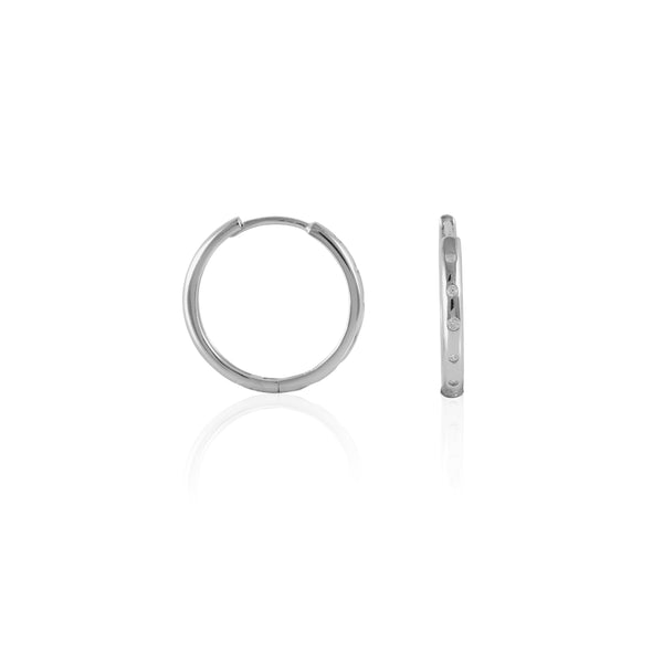 Stellar Dot Diamond Hoops