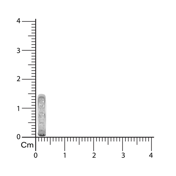 Eterna Rose Gold Diamond Hoops