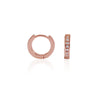 Eterna Rose Gold Diamond Hoops