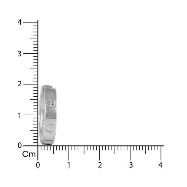 Rosé/Silver Icon Screw Huggies