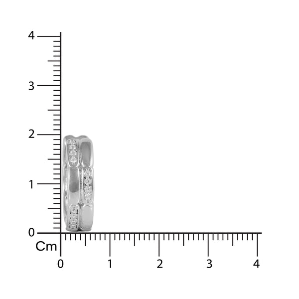 Linea Link Diamond Huggies