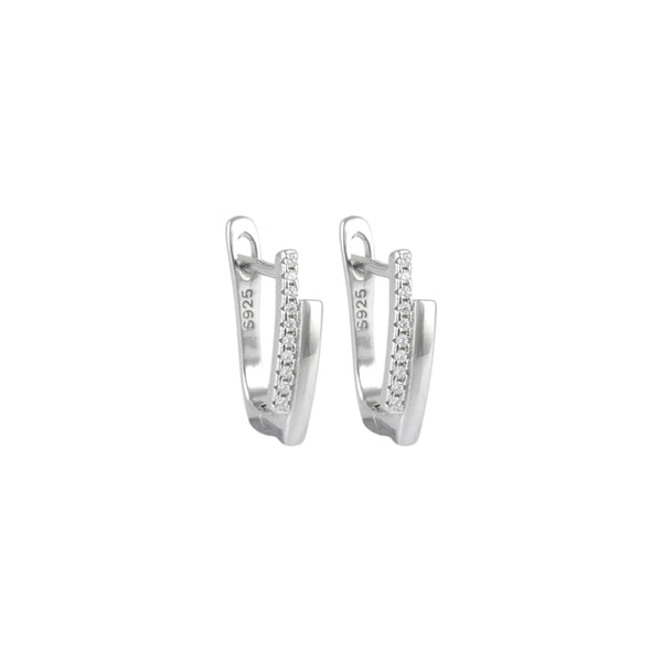 MODERN EDGE SPARKLE EARRINGS