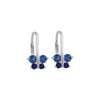 SAPPHIRE BUTTERFLY SILVER EARRINGS