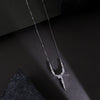 MORDERN CASCADE SILVER NECKLACE
