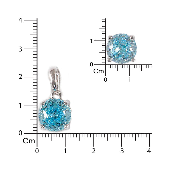 925 SILVER SOLITAIRE PENDAL SET