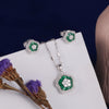 925 SILVER FLORAL PENDAL SET