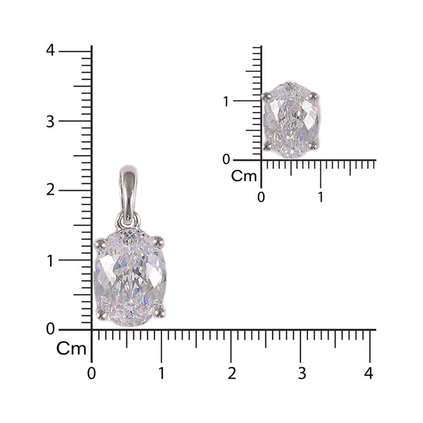 925 SILVER OVAL SOLITAIRE