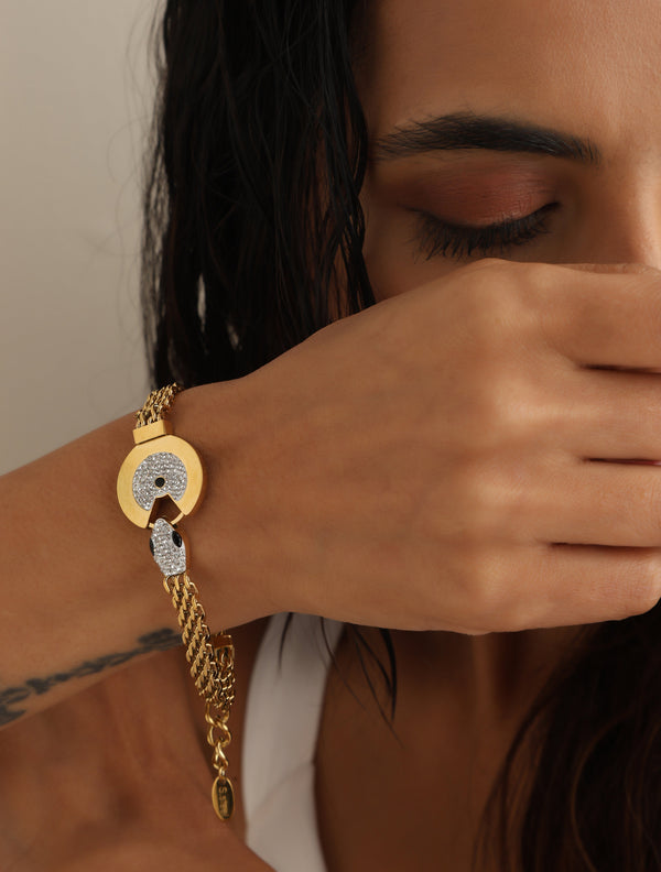 Statement Serpentine Bracelet