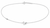 Elegant Butterfly Charm Silver Waist Chain