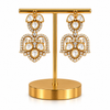 Royal Jhumka Moissanite Drop Earrings