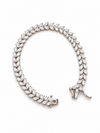 Marquise Leaf Elegance 92.5 Silver Bracelet