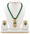 Emerald Green Moissanite Pendant Set in 92.5 Sterling Silver