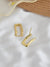 Statement Rectaungular Hoops