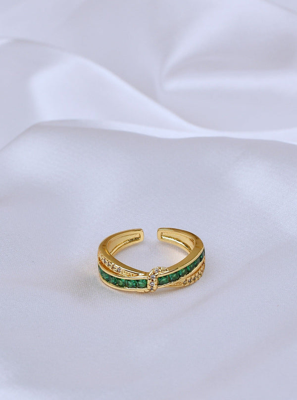 Elina Green Zirconia Band