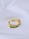 Elina Green Zirconia Band