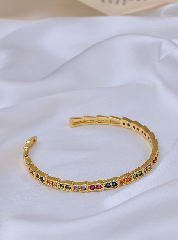 Zaar Cubic Zirconia Cuff Bangle