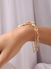 Statement Heart Layered Bracelet