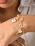 Adorable Lock & Key Layered Bracelet