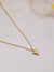 Smooth Heart Gold Plated Necklace