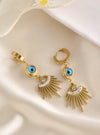 Tribal Rare Evil Eye Drop Earrings