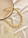 Waterproof Gold Ball Beaded Necklace