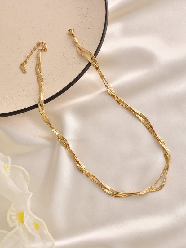 Double Herringbone Snake Chain