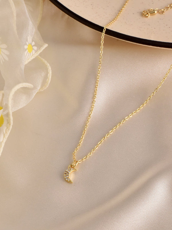 Simple Moon Necklace