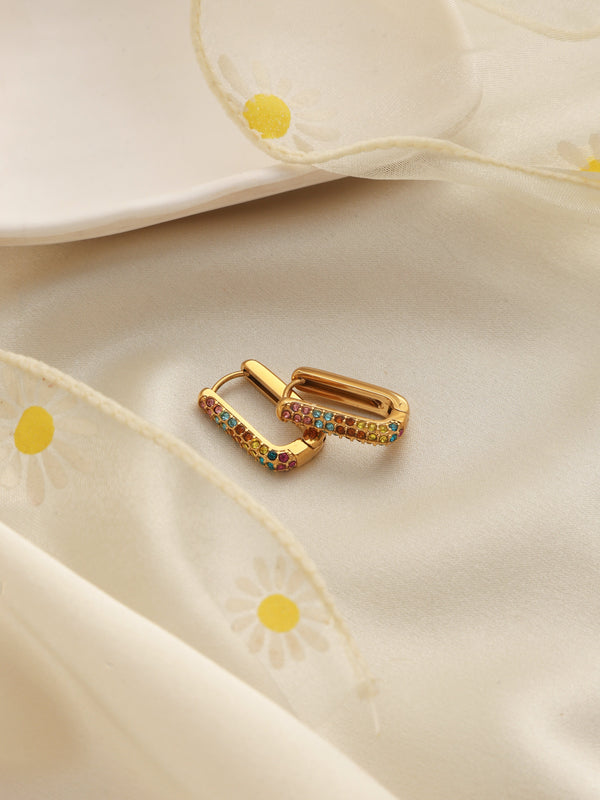 Autumn Colorful Rectangular Hoops