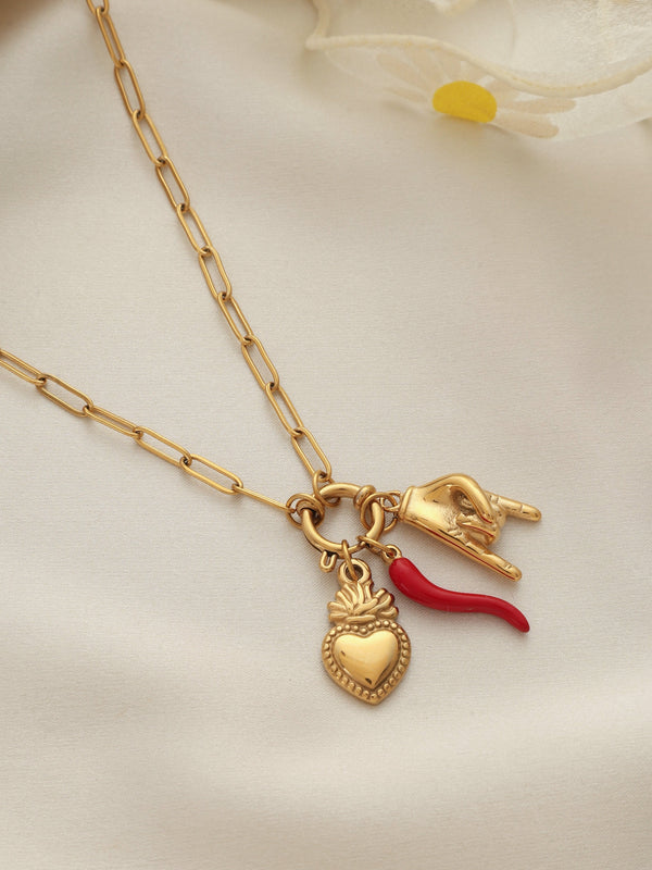 Olivia Mirchi Charms Necklace