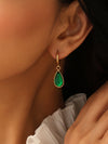 Elegant Emerald Drops
