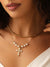 Layered Pearl Cross Necklace