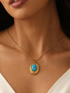 Lune Turquoise Necklace