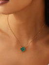 Green Clover Necklace