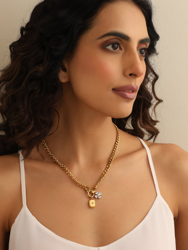 Statement Clover Star Necklace