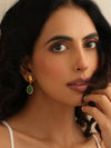 Green Opal Earrings