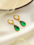 Elegant Emerald Drops