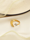 Star & Moon Ring