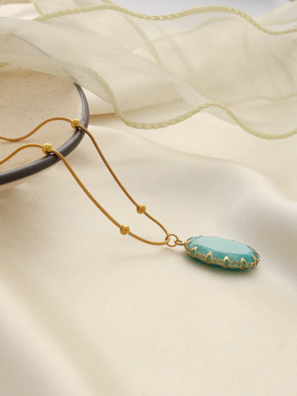 Blue Natural Amazonite Necklace