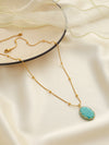 Blue Natural Amazonite Necklace