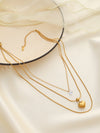 Waterproof Layered Heart Necklace
