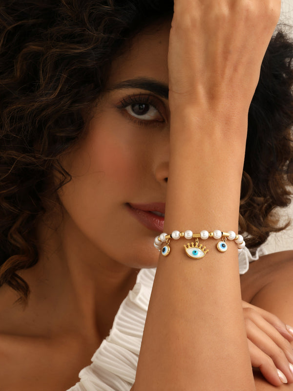Pearl Nazar Bracelet