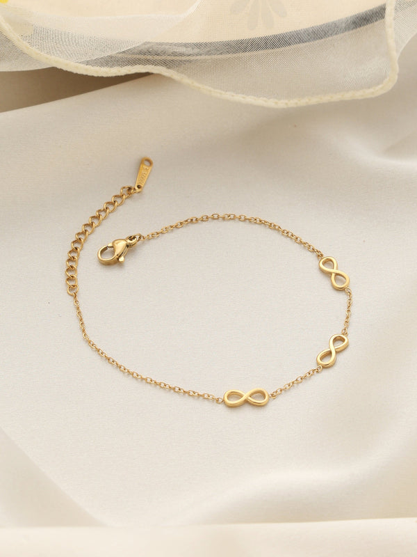 Gold Infinity Bracelet