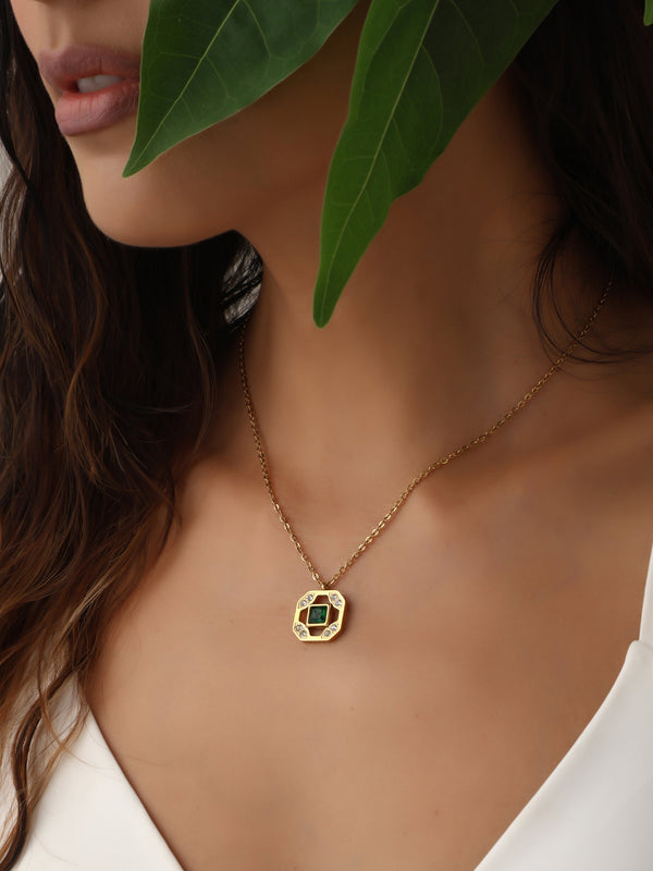 Noah Emerald Necklace